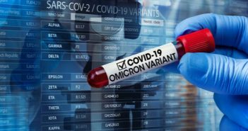 covid 19 omicron test tube